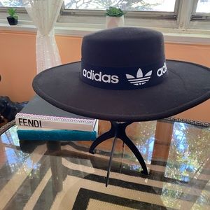 Fedora hat , The adidas I put on myself